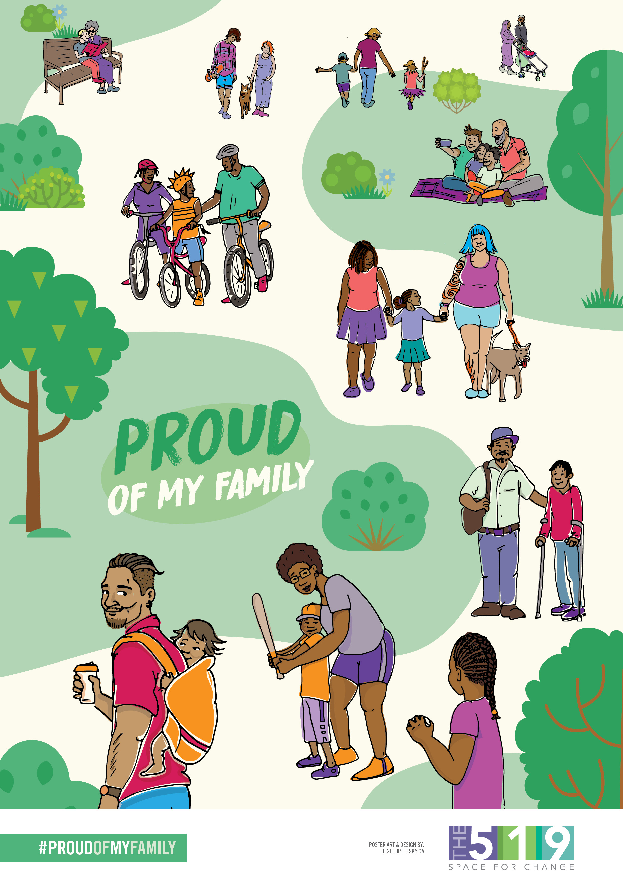 519 EarlyOn Family Proud Poster