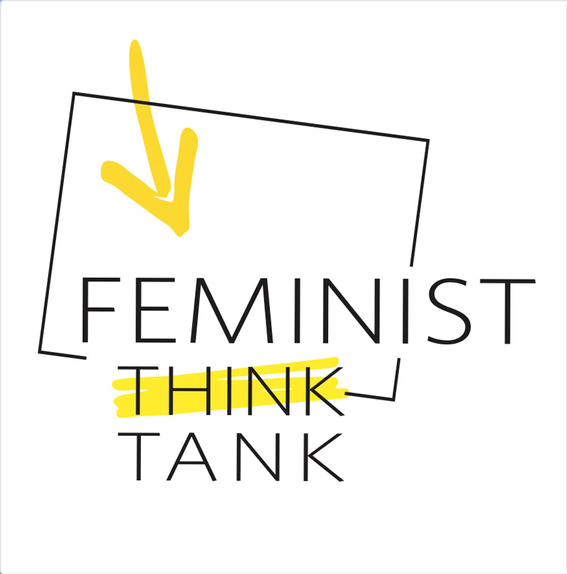 Feminist Think Tank logo with highlighter